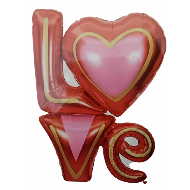 Love fólia lufi, 88 cm