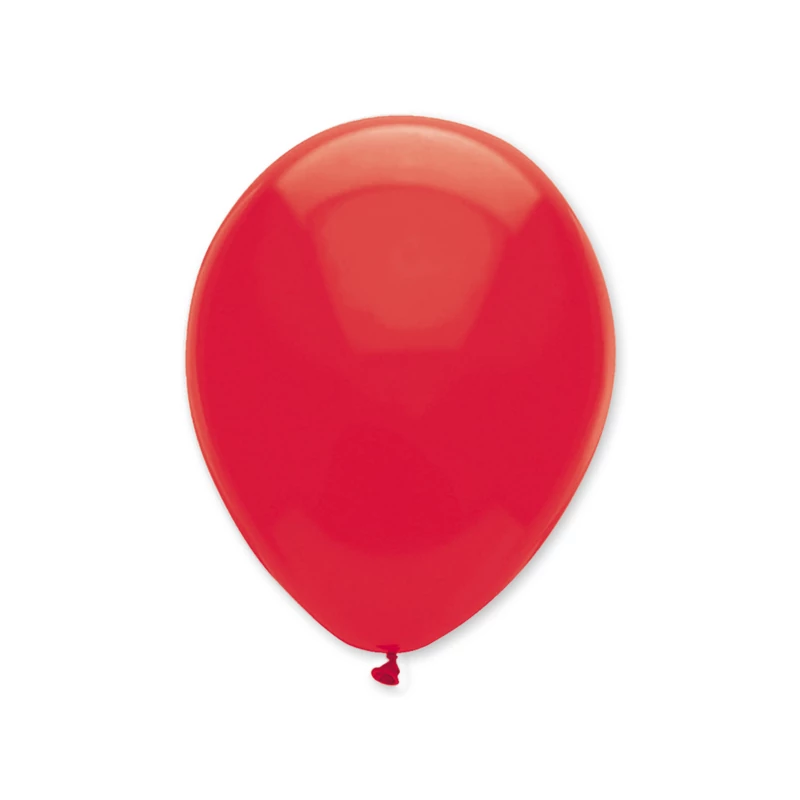 Piros 30 cm latex lufi színű - 1 db