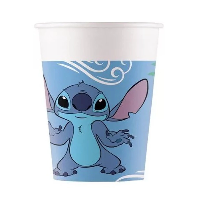 Disney Lilo és Stitch, A csillagkutya Angel -200 ml papír pohár - 8 db 