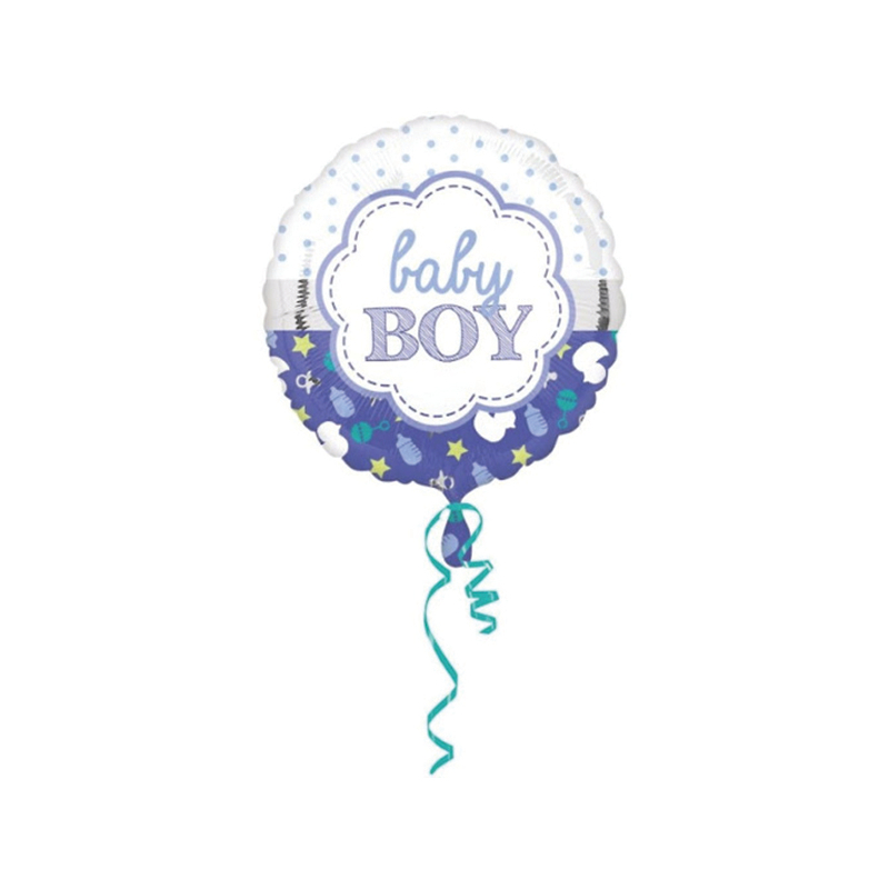 Baby boy fólia lufi, 43 cm