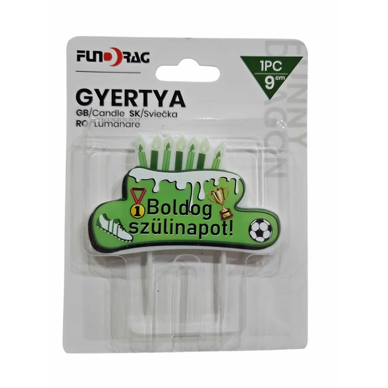 Focis zöld gyertya
