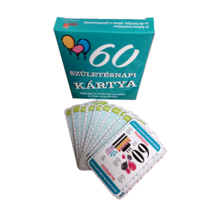 Szülinapi Ajándék Kártyajáték 60. Születésnapra