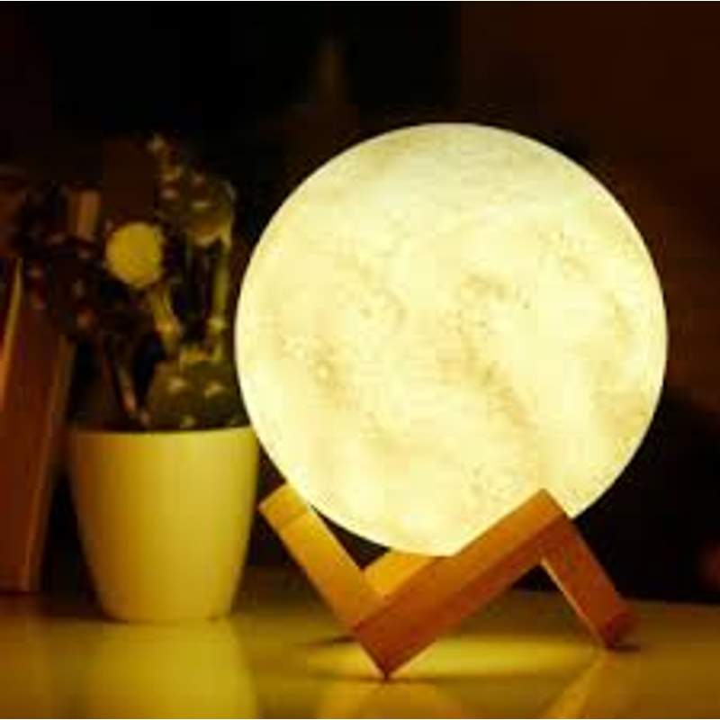 3D hold lámpa, éjszakai fény 10 cm
