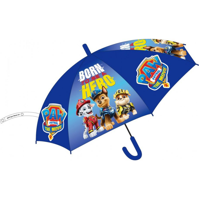 Mancs Őrjárat gyerek félautomata esernyő Ø74 cm, kék