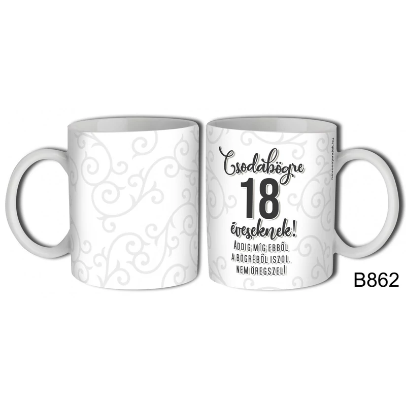 Születésnapi bögre – Csodabögre 18 éveseknek ​
