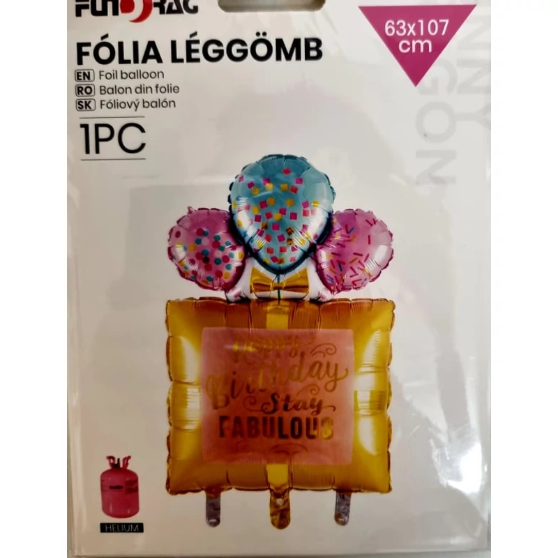 Happy birtsday fólia léggömb