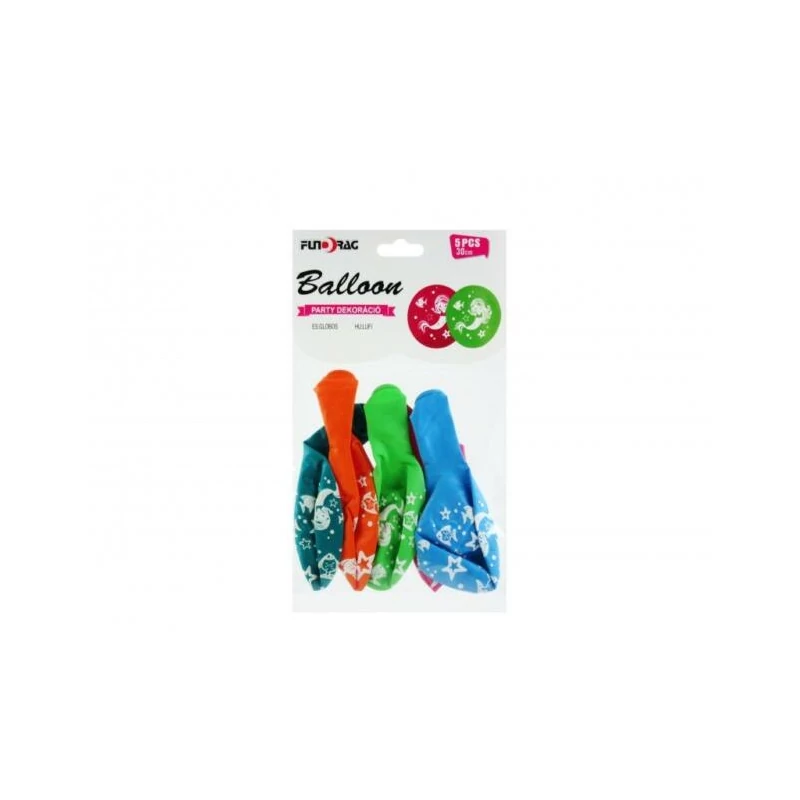 Sellős latexlufi, 5db 30cm, vegyes szín