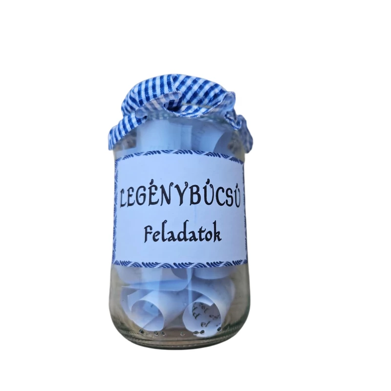 Legénybúcsú feladatok befőtt