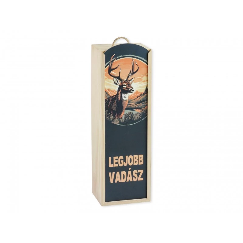 Legjobb Vadász szarvasos bortartó doboz