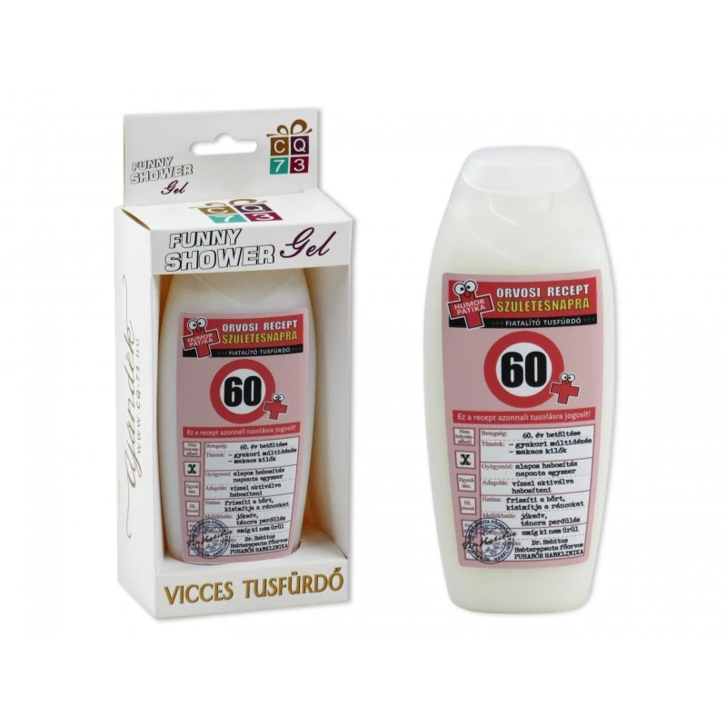 Tusfürdő Orvosi recept 60. Születésnapra 250ml