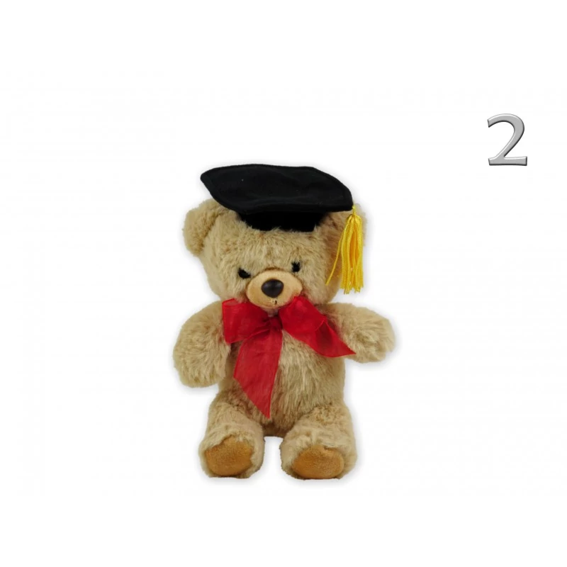 Plüss maci ballagó, 18 cm