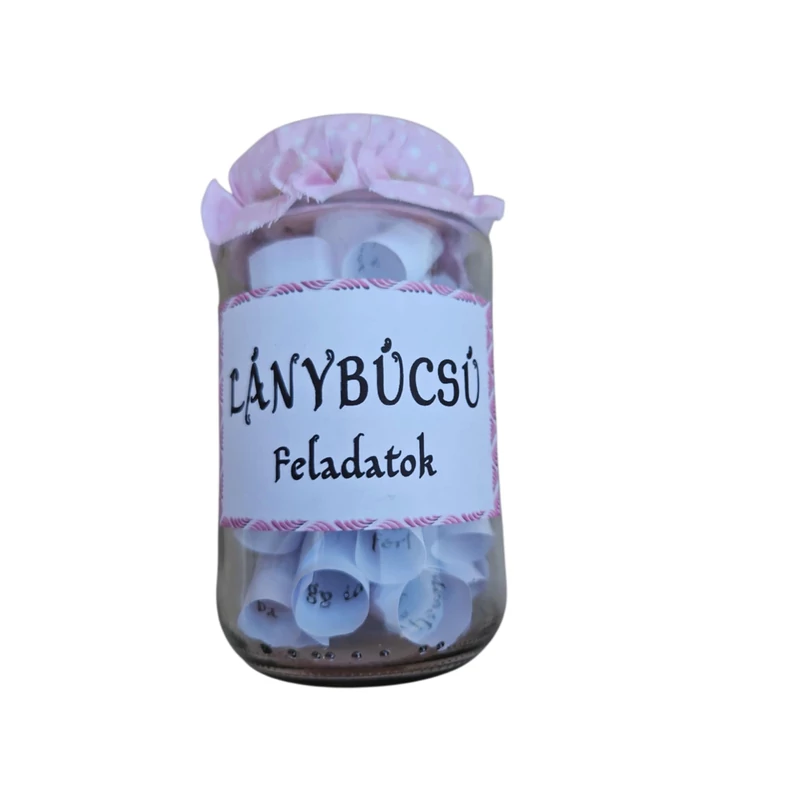 Lánybúcsú feladatok befőtt