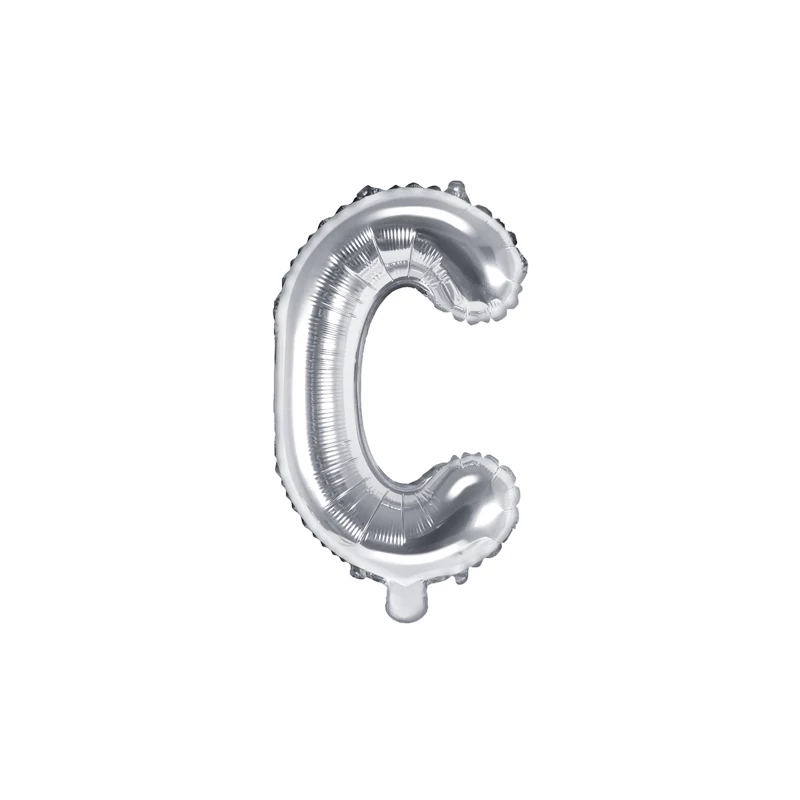 Fólia lufi "C" betű ezüst 86 CM