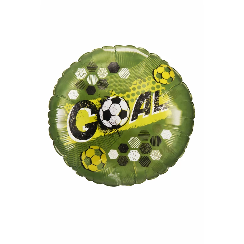 GOAL focis fólia lufi 45 cm – zöld sport party dekor