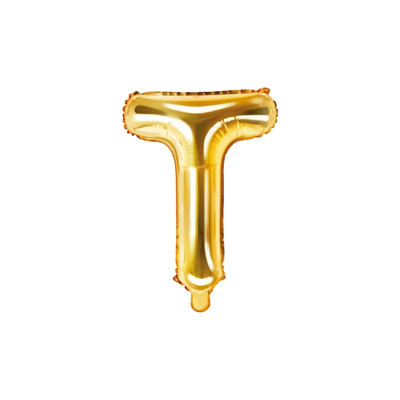 FÓLIA LUFI "T" BETŰ, ARANY, 86 CM