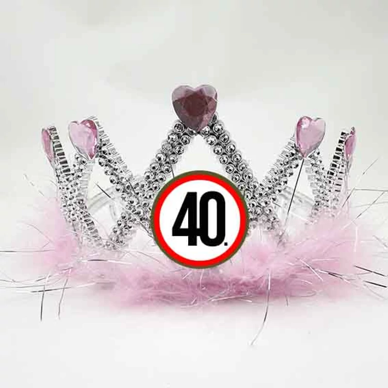 40 Karikás - Tiara - Ajándék 40. Szülinapra