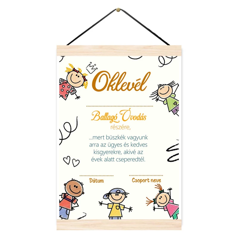 Oklevél – Ballagó Óvodás részére