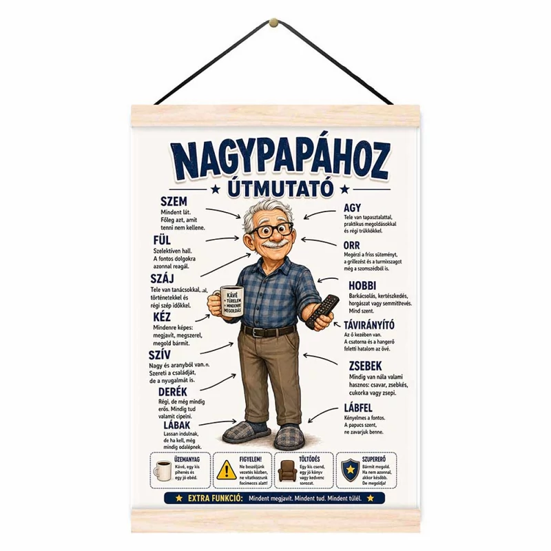 Oklevél – Nagypapához Útmutató