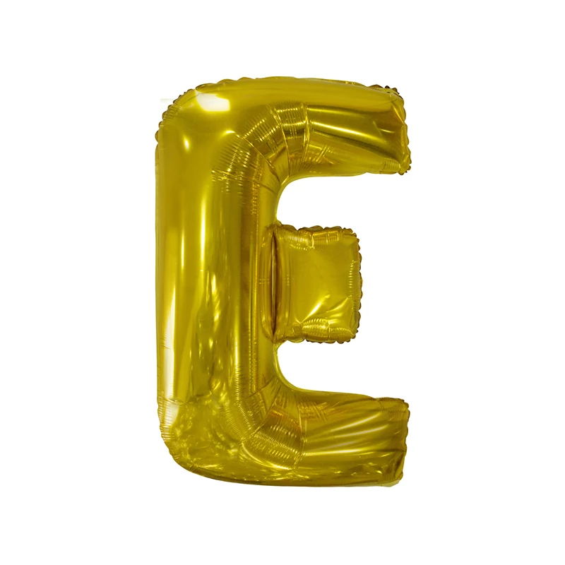 Fólia lufi "E" betű arany  86 CM