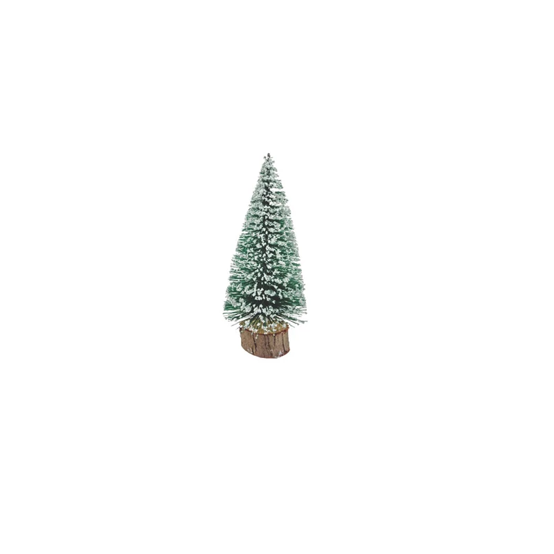 Fenyőfa dekoráció havas, 25 cm