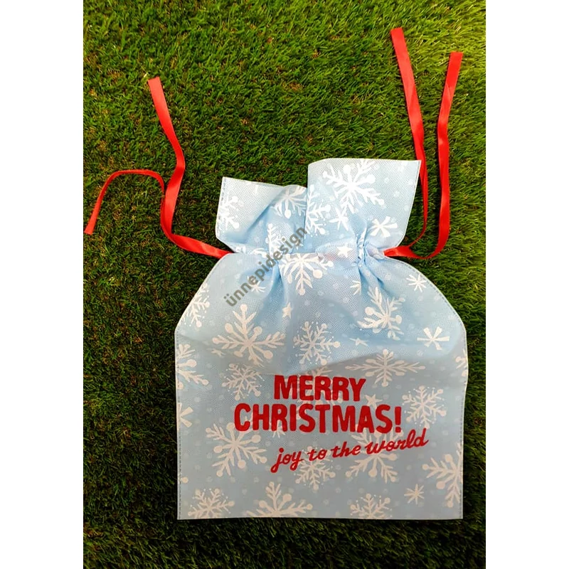 Merry christmas mikulászsák, hópelyhes