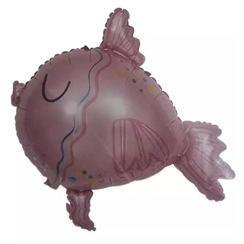 Rózsaszín hal fólia lufi 73 cm