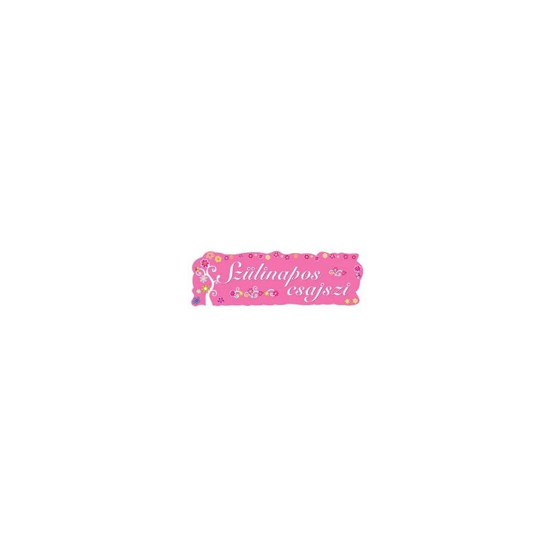Szülinapos Csajszi Banner - 90 cm x 27 cm