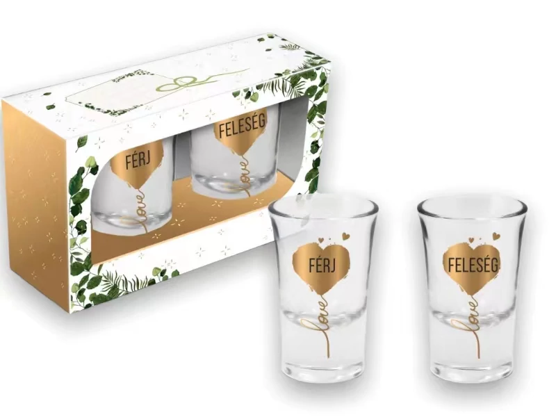 Férj-Feleség feles pohár szett