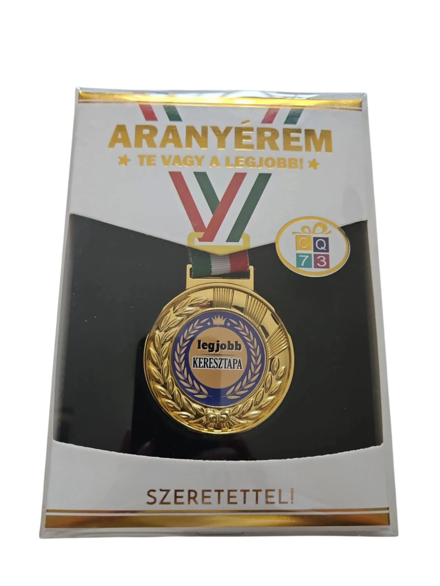 Legjobb keresztapa aranyérem