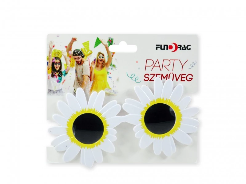 Margaréta virág party szemüveg 