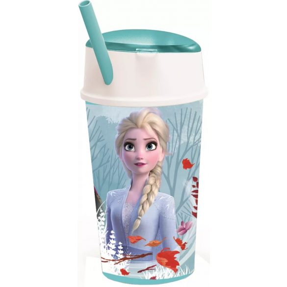 Disney Frozen, Jégvarázs Üdítő- és snack tartó pohár 400ml