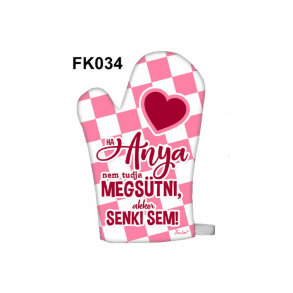 Főzőkesztyű 16 cm x26 cm - Ha Anya nem tudja megsütni