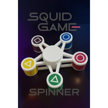 Gonggi Spinner – Squid Game Inspirált Kézügyességi és Pörgethető Játék