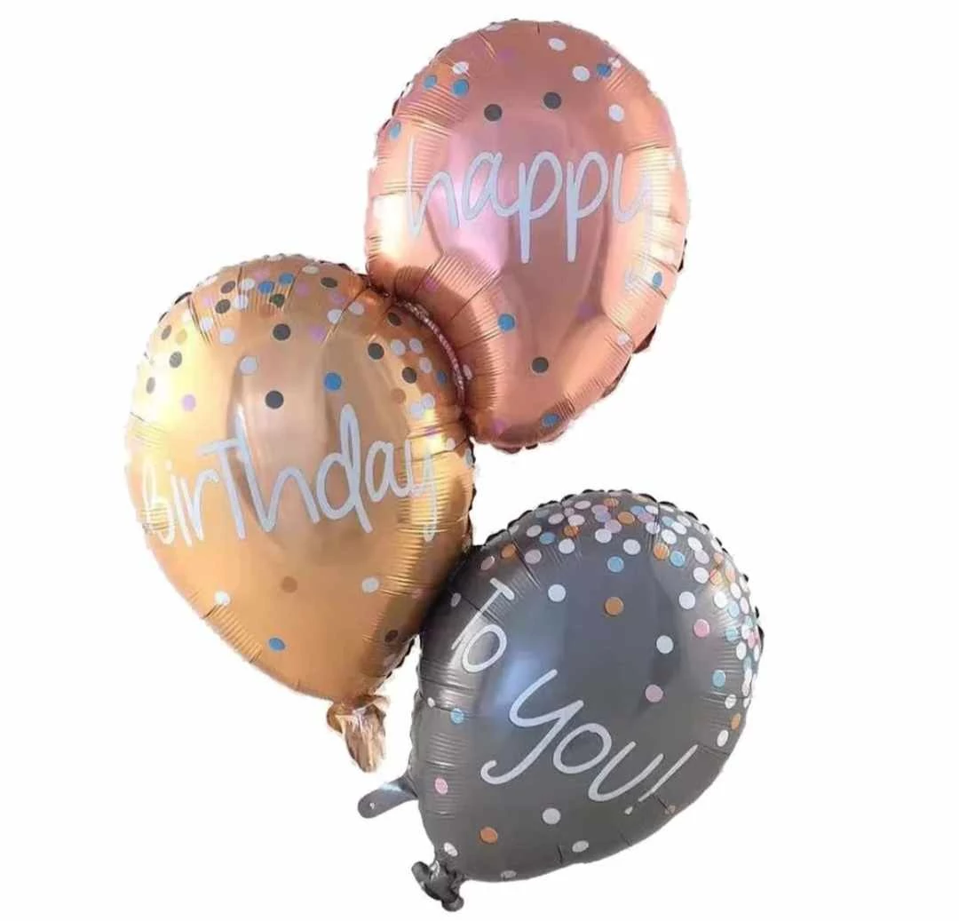 Happy Birthday To you fólia lufi 3 db/lufi