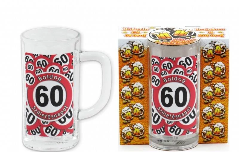 60-as Boldog Születésnapot korsó