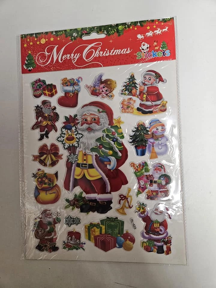 Karácsonyos  mikulásos matrica  csomag