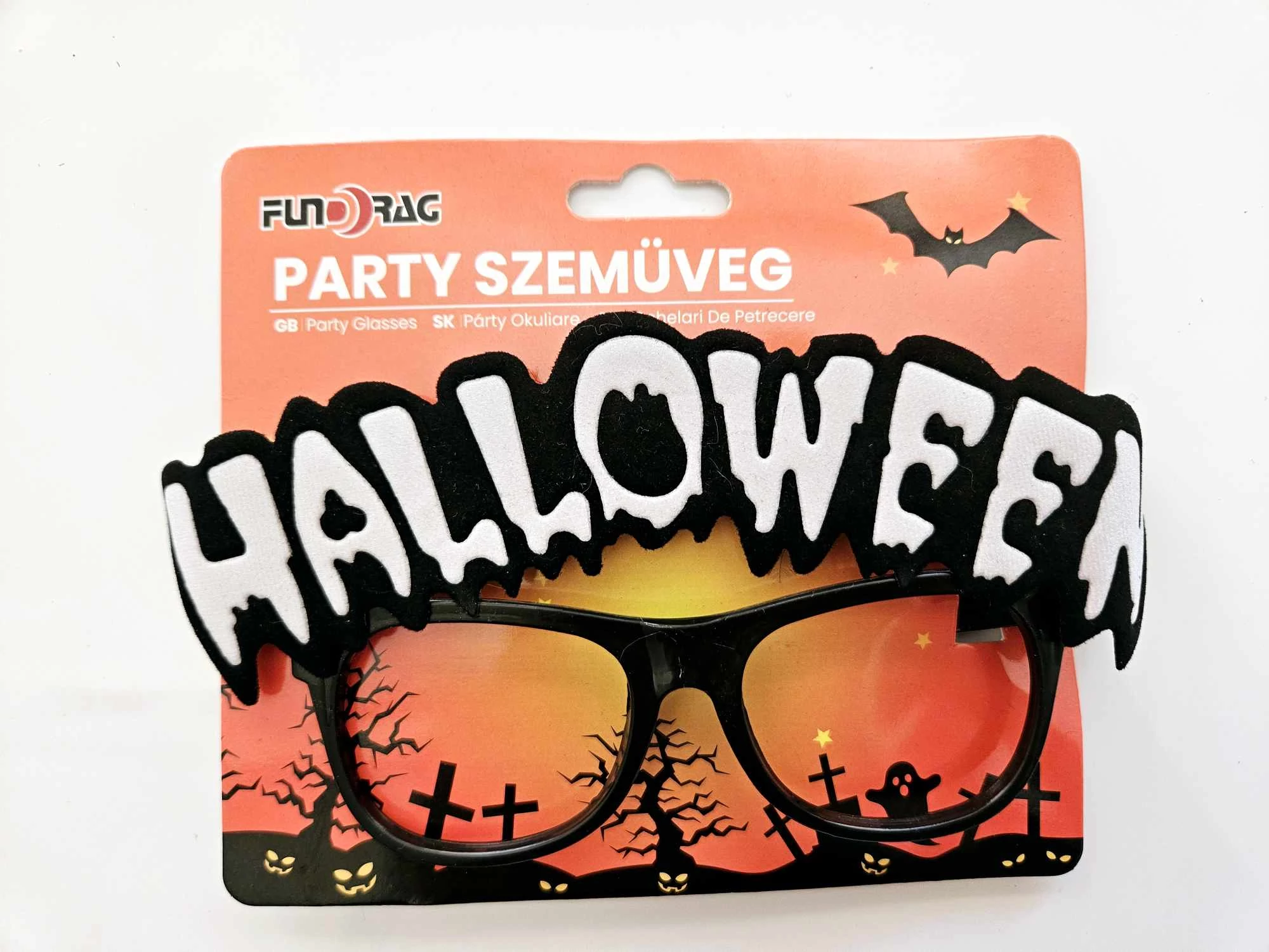 Halloween szemüveg, egy méret