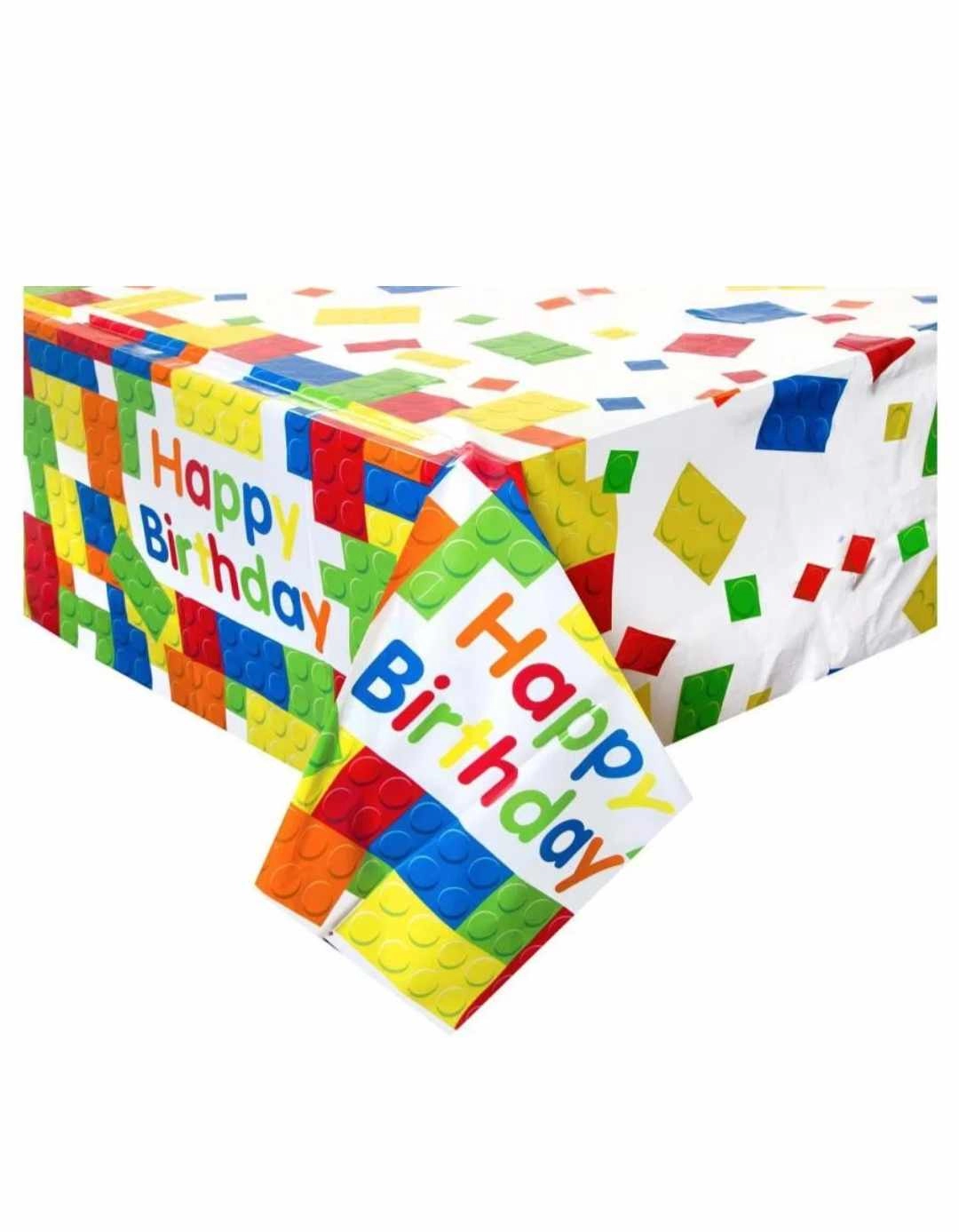 Lego happy birthday terítő