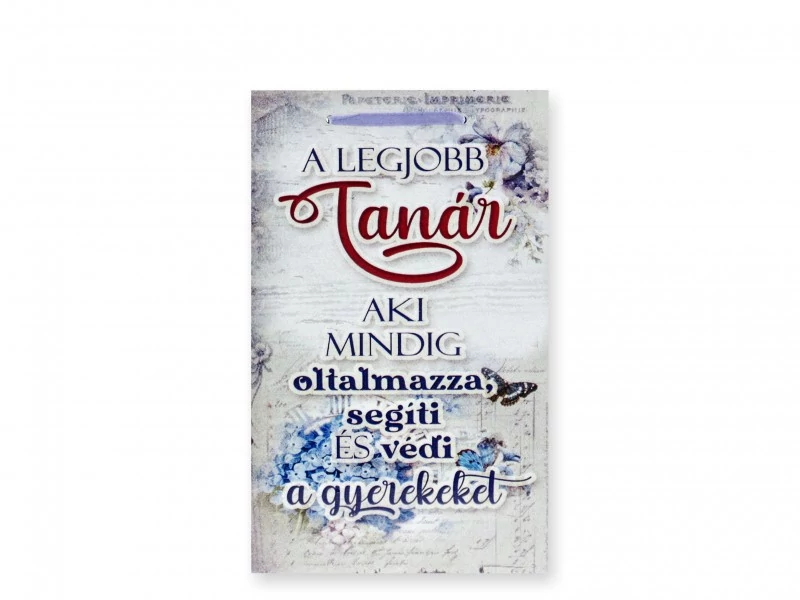 Fatábla -a legjobb tanár felirattal