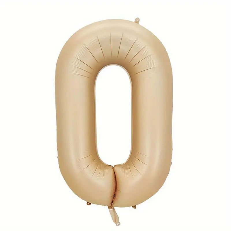 Krém színű fólia szám, 0-ás 105 cm
