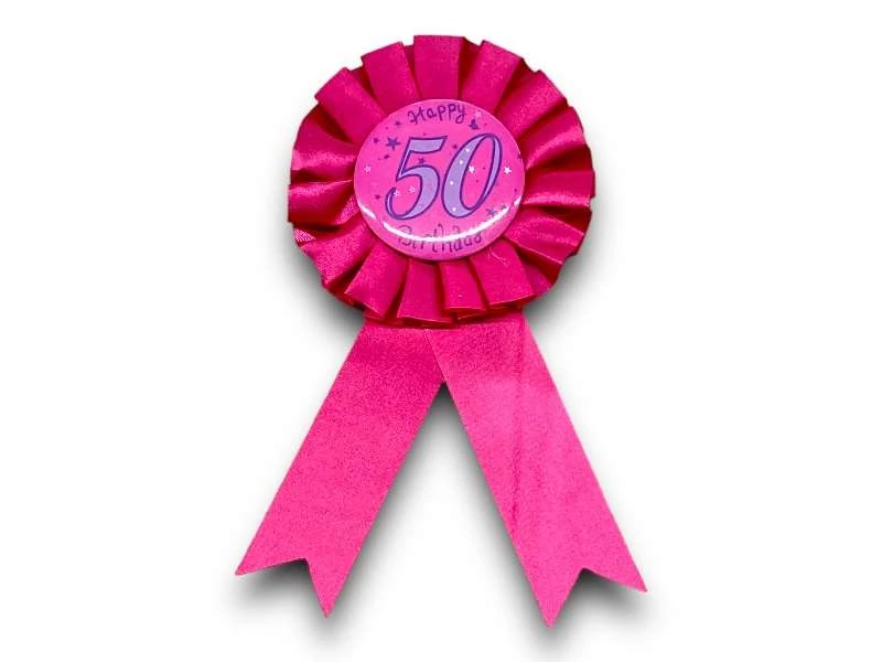 Kitűző pink 50 éveseknek
