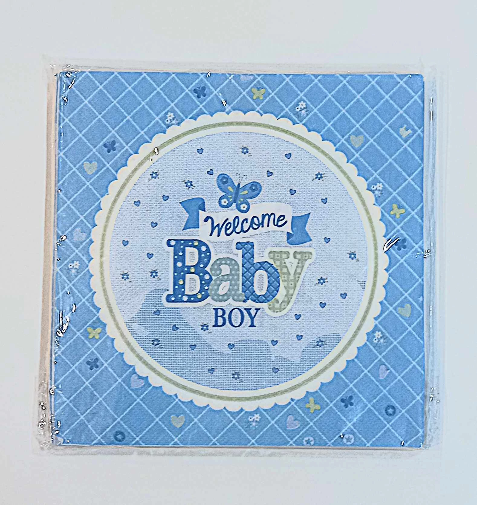 Welcome Baby Boy szalvéta