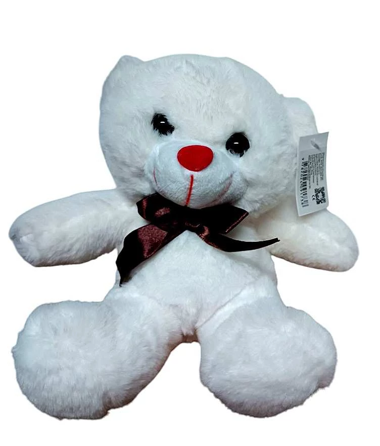 Fehér plüss Maci 18 cm 