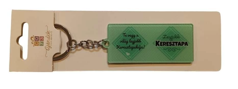 Kulcstartó - Legjobb  Keresztapa -