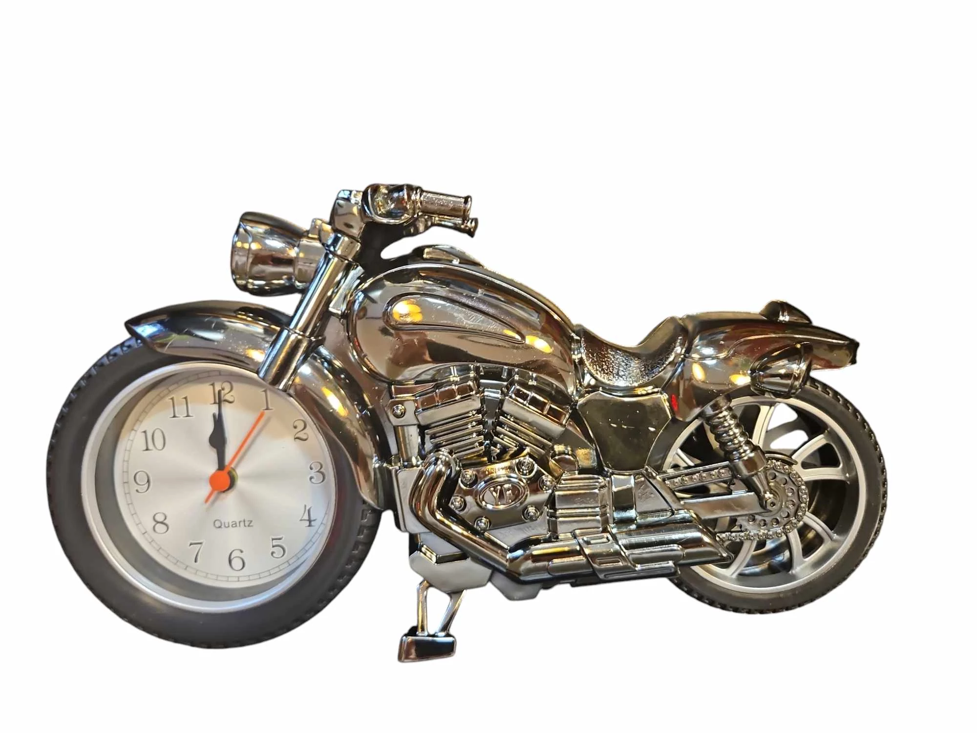 Motor alakú asztali óra 