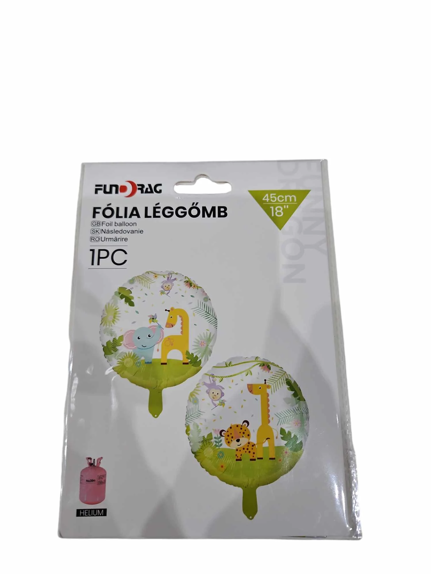 Safari fólia lufi 45 cm 