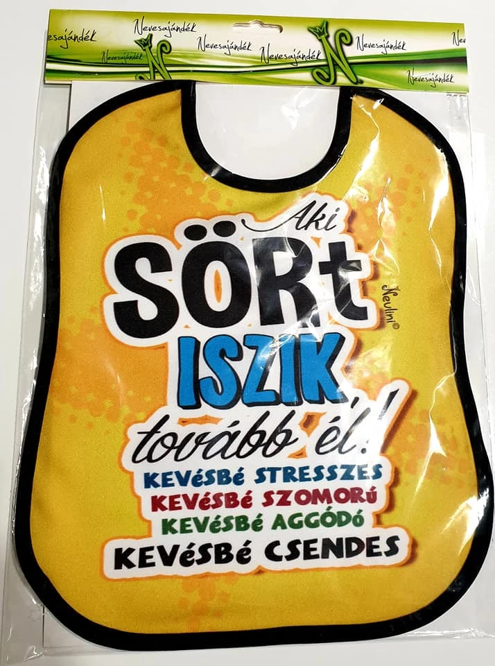 Aki a sört szereti, előke