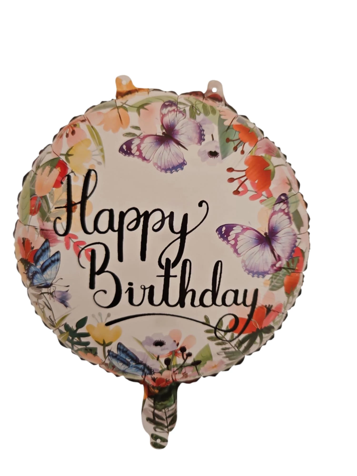  Happy Birthday fólia lufi pillangókkal
