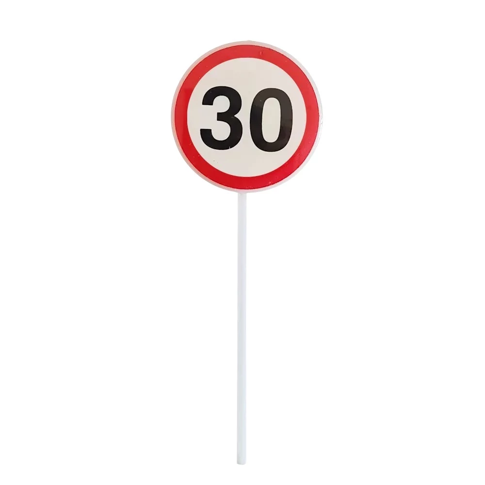 Sebességkorlátozó 30-s tábla gyertya
