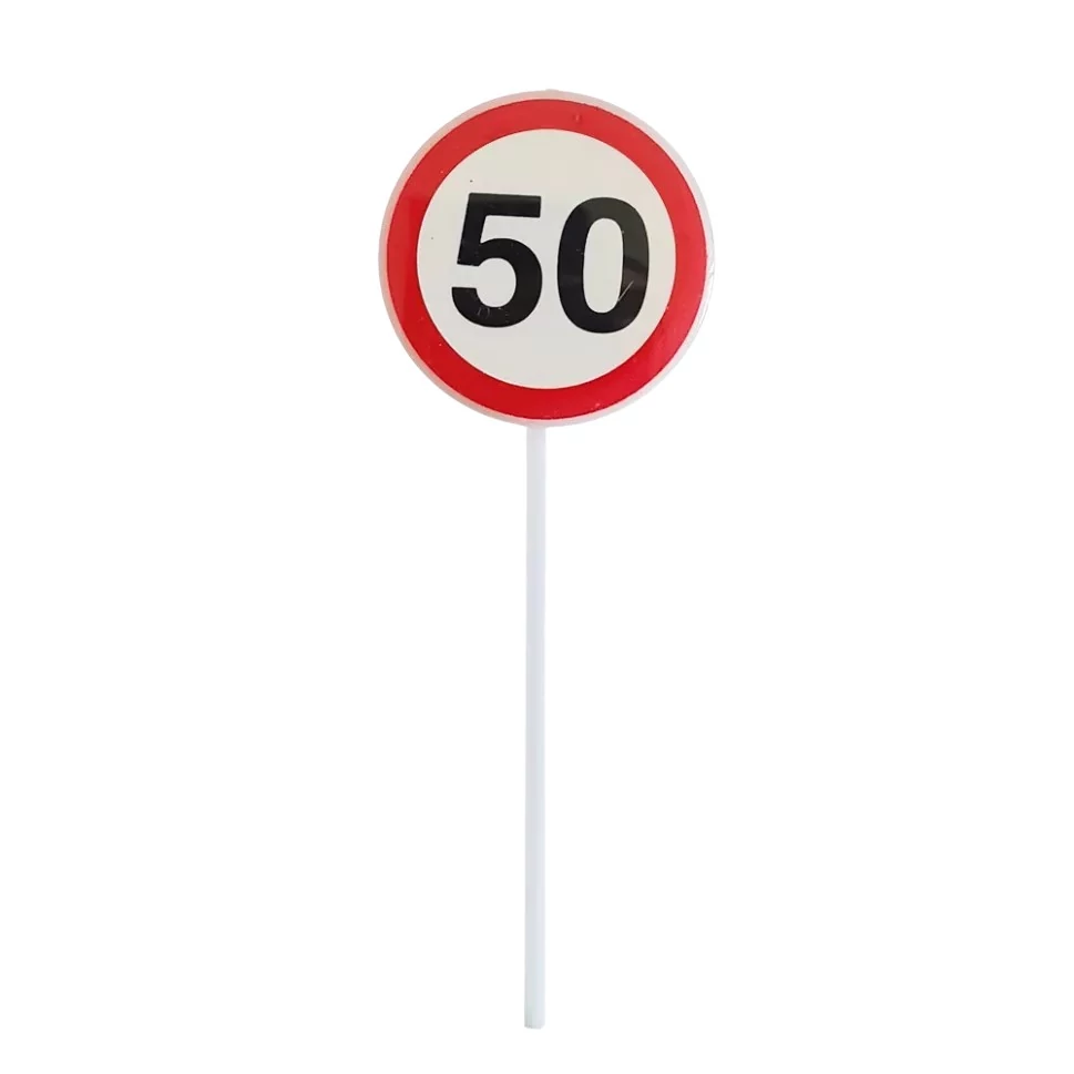 Sebességkorlátozó 50-s tábla gyertya